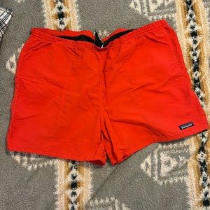 Mens XL Orange Patagonia baggies shorts